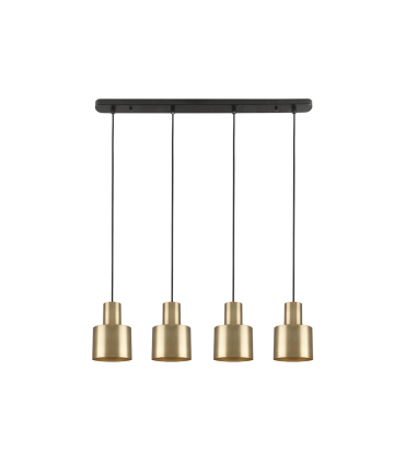 LAMPARA DE TECHO  SERIE SERANTES 4XE27 DORADA