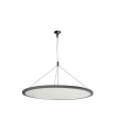 LAMPARA LED COLGANTE 48W 3000K 120º 230V NEGRO