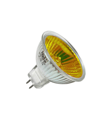 LAMPARA DICROICA CERRADA 38º 50W. 12V. AMARILLA