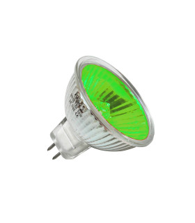 LAMPARA DICROICA CERRADA 38º 50W. 12V. VERDE
