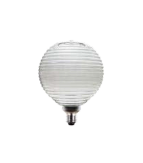  LAMPARA DECORATIVA LED RELIEVE BLANCA G80 E27 4W 4000K