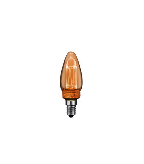 LAMPARA LED DECO VELA  E14 2W 1800K 360º 230V