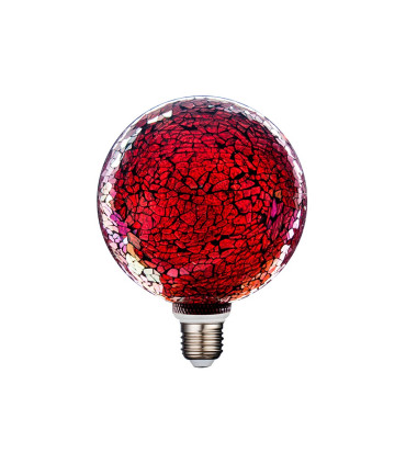 LAMPARA DECORATIVA 3.5W E27 ROJA