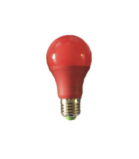 LAMPARA STANDARD LED ROJA E27 9W 180º 230V