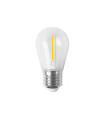 PACK 30 PCS LAMPARA LED FILAMENTO BLANCO CALIDO ESPECIAL GUIRNALDA DE GOMA E27 1W 300º