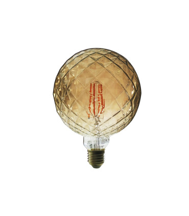LAMPARA GLOBO G120 FILAMENTO LED AMBAR E27 4W 2200K 360º 230V