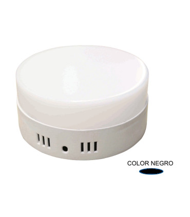 DOWNLIGHT LED SUPERFICIE REDONDO 12W 6500K 120º 230V NEGRO