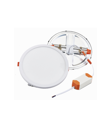 DOWNLIGHT REGULABLE  EMPOTRABLE ø100MM 6W 6500K BLANCO CORTE AJUSTABLE
