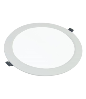 DOWNLIGHT LED EMPOTRABLE  CORTE 270MM 24W 6500K REDONDO BLANCO