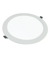 DOWNLIGHT LED EMPOTRABLE  CORTE 270MM 24W 6500K REDONDO BLANCO