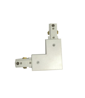 ACCESORIO CARRIL LED 3 VIAS MONOFASICA (UN SOLO ENCENDIDO) CONECTOR ESCUADRA