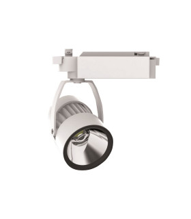 FOCO CARRIL LED 4 VIAS TRIFASICA (HASTA 3 ENCENDIDOS) 30W 3000K 30º 230V BLANCO