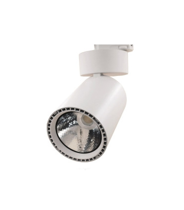 FOCO CARRIL LED 4 VIAS (HASTA 3 ENCENDIDOS) 24W 3000K 30º 230V BLANCO