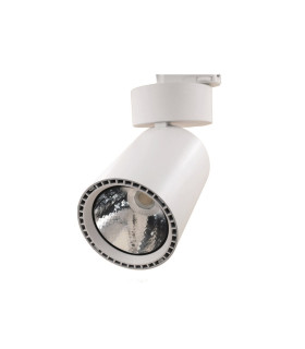 FOCO CARRIL LED 4 VIAS (HASTA 3 ENCENDIDOS) 24W 6500K 30º 230V BLANCO