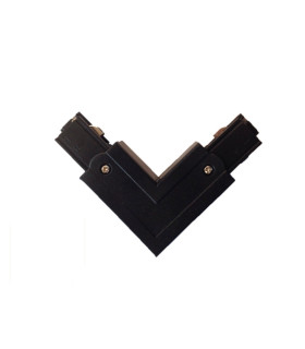 ACCESORIO CARRIL LED 4 VIAS (HASTA 3 ENCENDIDOS) CONECTOR L DERECHA NEGRO