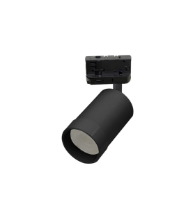 FOCO CARRIL LED ANGULO AJUSTABLE 24W 3000K NEGRO