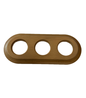MARCO EMPOTRAR TRIPLE COLOR MADERA CLARA