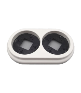 MARCO DOBLE SUPERFICIE PORCELANA BLANCO