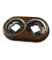 MARCO DOBLE SUPERFICIE  MARRON