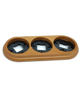 MARCO TRIPLE SUPERFICIE COLOR MADERA CLARA