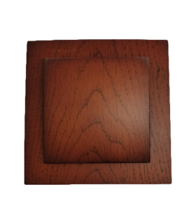 CONMUTADOR CRUZAMIENTO NOGAL EMPOTRAR SERIE 8000