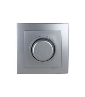 REGULADOR LUMINOSO PLATA EMPOTRAR SERIE 8000