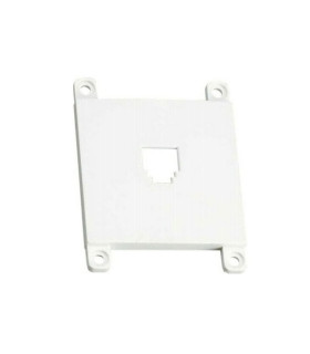 TAPA DECORATIVA BLANCA PARA MECANISMO TELEFONO