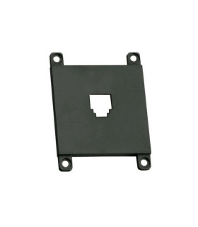 TAPA DECORATIVA NEGRA PARA MECANISMO TELEFONO