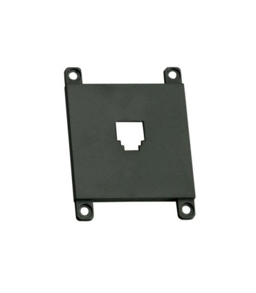 TAPA DECORATIVA NEGRA PARA MECANISMO TELEFONO