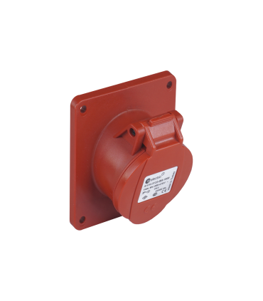 BASE CUADRO INCL. 3p+T 16A. ROJO