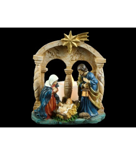 FIGURA NAVIDAD LED NACIMIENTO CON BATERIAS 1XAG13 + 2X AG10  9x9x11cm 0,03W 4,5V IP20