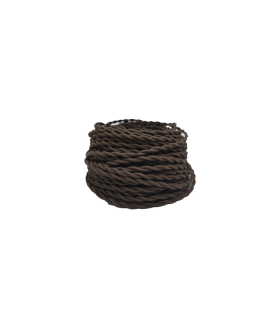 CABLE TRENZADO 2 X 1  MARRON