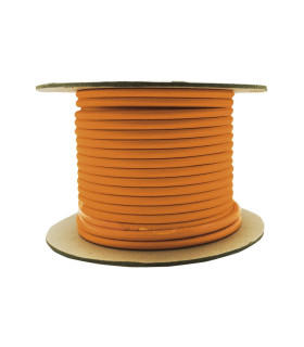 CABLE DECORATIVO TELA 2X0.75mm 25METROS NARANJA