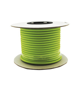 CABLE DECORATIVO TELA 2X0.75mm 25METROS VERDE
