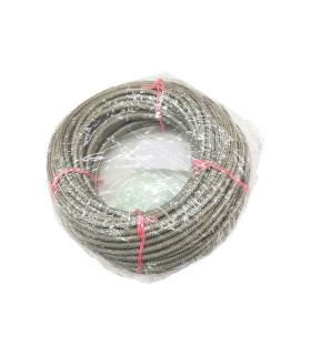 CABLE DECORATIVO METALICO 3 x 0,75mm PLATEADO