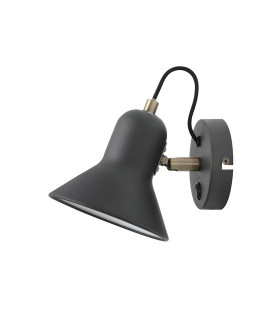 APLIQUE DE PARED E27 NEGRO