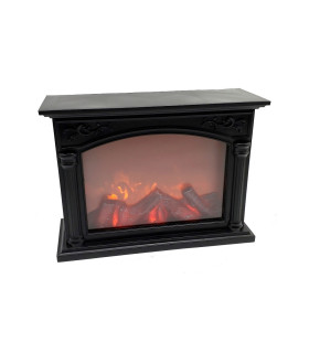 CHIMENEA DECORATIVA EFECTO FUEGO CON BATERIAS ( NO INCLUIDAS)