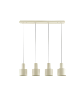LAMPARA DE TECHO  SERIE SERANTES 4XE27 BEIGE