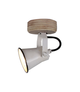 LAMPARA DE TECHO 1 FOCO GU10  SERIE PORCELANA BLANCA