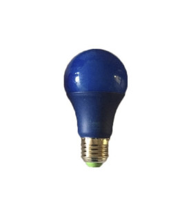 LAMPARA STANDARD LED AZUL E27 9W 180º 230V