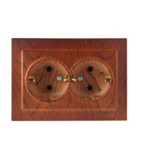 BASE DOBLE TT LATERAL EMPOTRAR NOGAL SERIE 8000