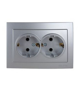 BASE DOBLE  TT LATERAL EMPOTRAR PLATA SERIE 8000