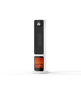 CALEFACTOR PTC 2000W CON EFECTO LLAMA BLANCO