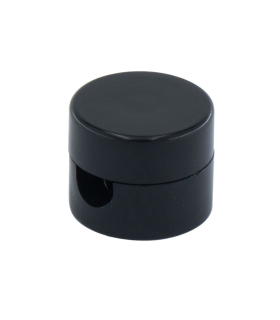 SUJETACABLES NEGRO (5 PCS)