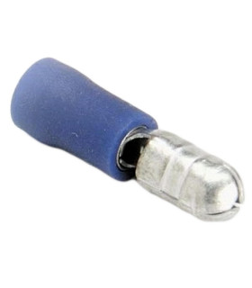 T. PREAISLADO CILINDRICO MACHO PV-7 AZUL (100 UND)