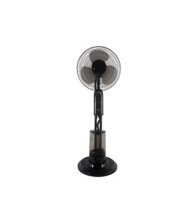 VENTILADOR DE PIE EXTRAIBLE(40 CM) 50W 3 VELOCIDADES CON HUMIDIFICADOR Y MANDO A DISTANCIA