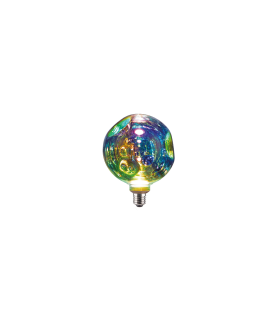 LAMPARA DECORATIVA LED CRISTAL IRREGULAR VARIOS COLORES Ø150MM E27 4.6W 3000K