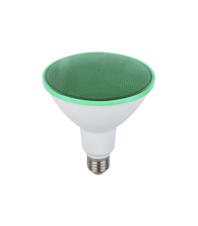 LAMPARA PAR 38 LED IP65 E27 15W  170-265V VERDE