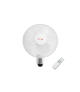VENTILADOR PARED 40 CM  50W  3 VEL.+MANDO A DISTANCIA