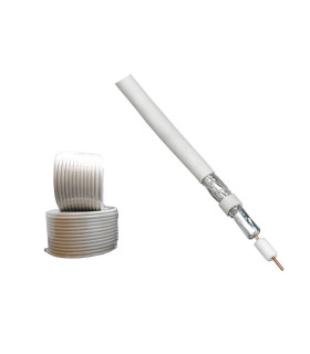 CABLE COAXIAL "TELE" ROLLO 100 MTS